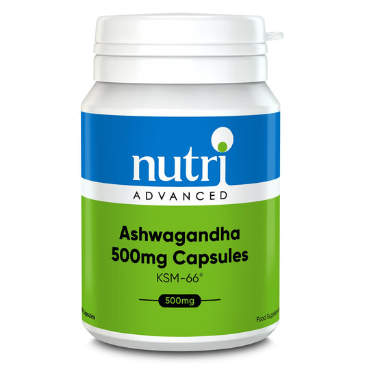 Nutri Advanced - Ashwagandha 500mg - Stress Support - 60 Capsules