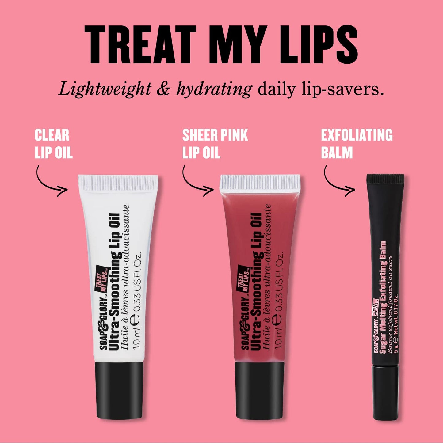 Soap & Glory Treat My Lips Lip Oil- Sheer pink