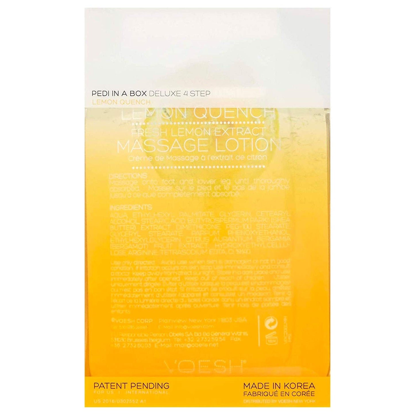 VOESH Foot care Voesh - Pedi in Box Deluxe Lemon