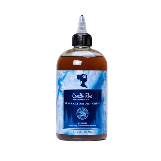 MCAMILLE ROSE Black Castor Oil + Chebe Cleanse Invigorating scalp treatment shampoo 12oz (355ml)