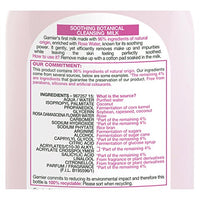 Garnier Natural Rose Water Cleansing Milk Sensitive Skin 200ml (Packaging may vary)