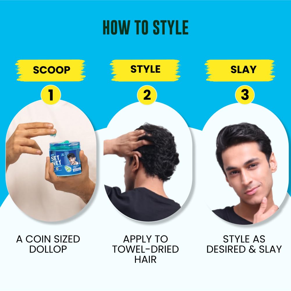 Set Wet Style Hair Gel Cool Hold 50ml