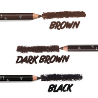 RenhuangFuxi Eyebrow Pencils Set, 12 PCS Eyebrow Eyeliner Pencils Set, Waterproof Brow Pencils, Easy Makeup Eyeliner Pencils, Natural Looking Long-Lasting Eye Brow Pencils, 3 Colors