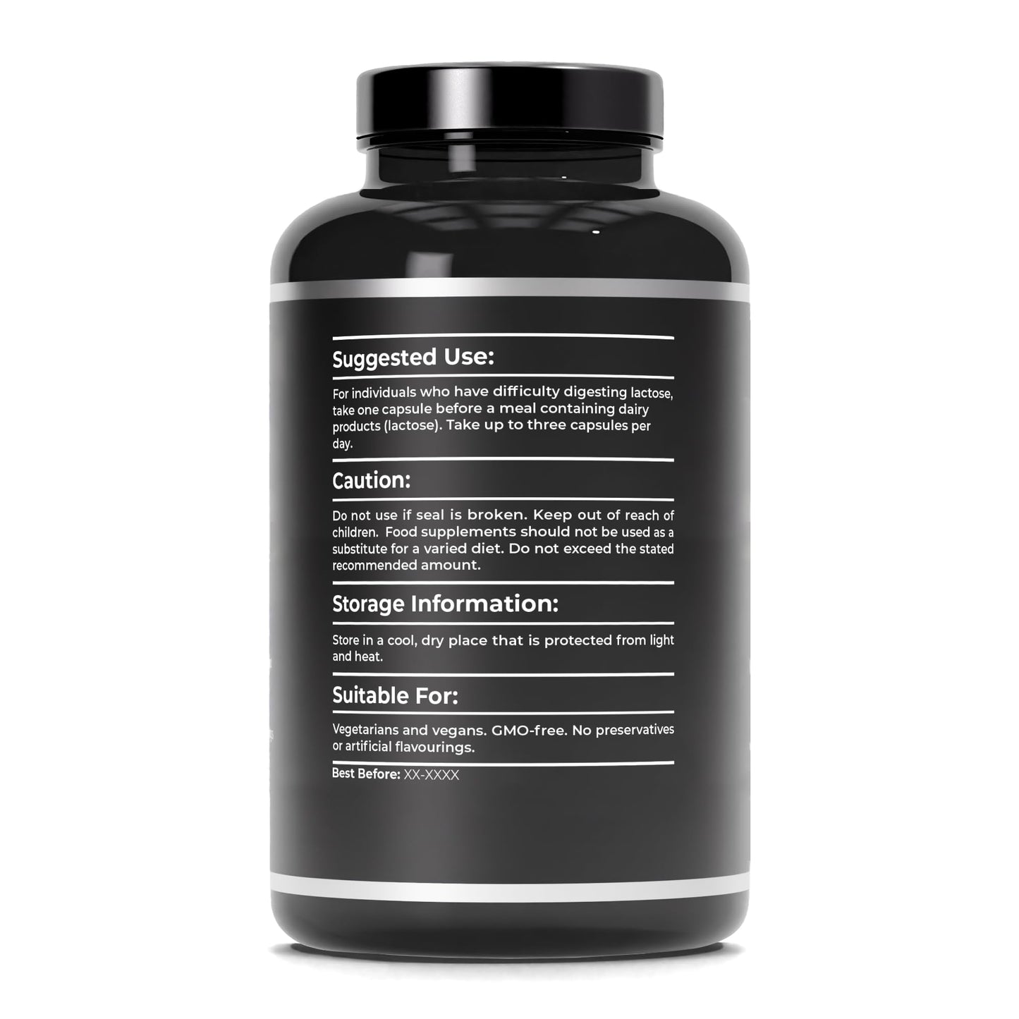 Simple Science Lactase Enzyme (High Strength) | 9600FCC in One Capsule | 180 Capsules = 180 True Servings | Lactose Intolerance Relief & Digestion Support | Lab Tested | 100% Natural and Non-GMO
