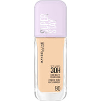 Maybelline New York Super Stay up to 30H Lumi-Matte Foundation, Medium-Full Coverage, Vegan Formula*, Amino Acids, Niacinamide, Vitamin E - Shade 90