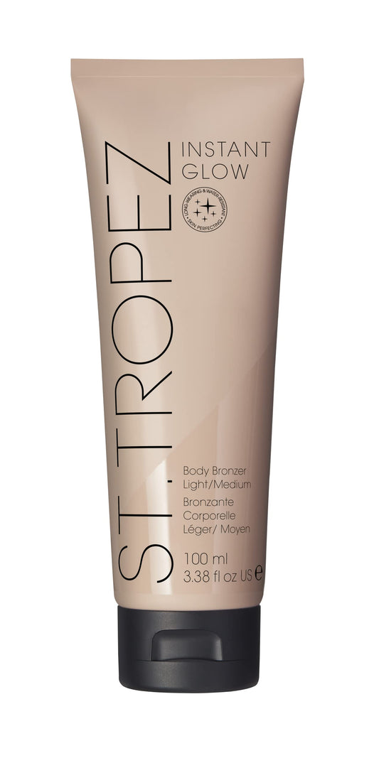 St.Tropez Self Tan Instant Glow, Light/Medium Shade, Smudge-Proof Body Makeup, Vegan, Natural & Cruelty Free, 100 ml