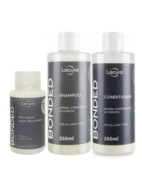 Generic AIdi-Lacura | Bonded Pre-wash Hair Treatment & Shampoo & Conditioner - Repairs, Strengthens & Hydrates - For All Hair Types | 100mL+250mL+250mL [BUNDLE]