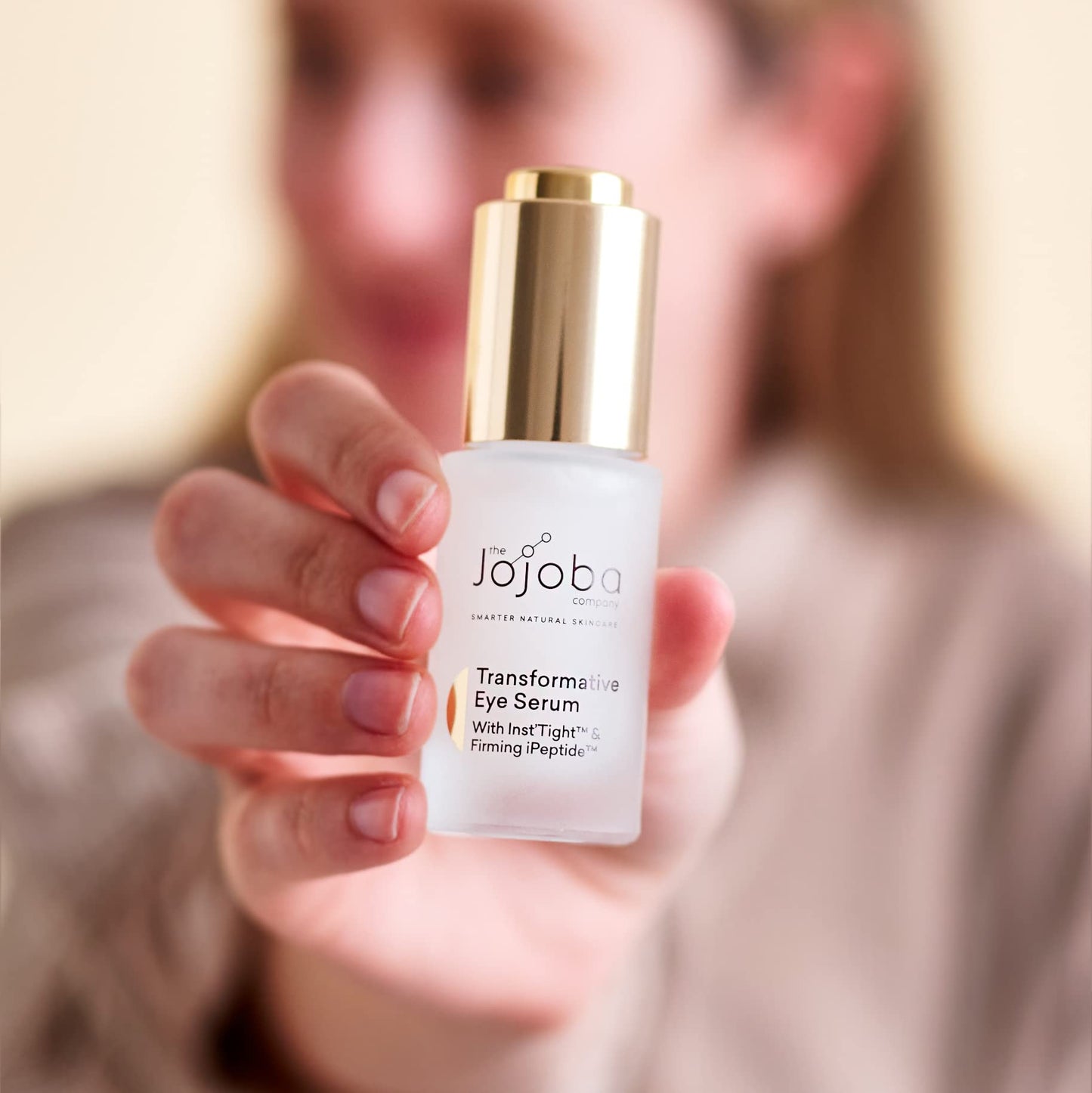 The Jojoba Company Transformative Eye Serum, Smooths Fine Lines and Reduces Eye Bags and Dark Circles, Enriched with Australian Jojoba, Peptides and Salicylic Acid 15ml