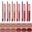 Beauty Searcher 12Pcs Lip Liner and Lipstick Set, 6 Velvety Matte Liquid Lipsticks + 6 Matching Smooth Lip Liner One Step Lips Makeup Kits, Waterproof Long Lasting Lip Gloss Makeup Gift Set