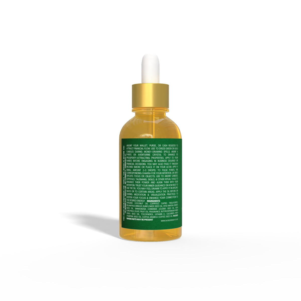 Sacred Remedy Money Magnet - Wealth Elixir Anointing Oil | Lime Basil & Mandarin for Abundance & Prosperity with Organic Jojoba & Shea, Financial Attraction & Positive Flow (1oz / 30ml)