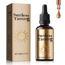 AurolaGlow Sunless Tanning Drops, Melanin Glow Drops for Face and Body, Tans Without Sun, Promotes Natural Skin Tone, Unisex for All Skin Types - Achieve Natural Sun-Kissed Glow Without Sun Exposure 60ML