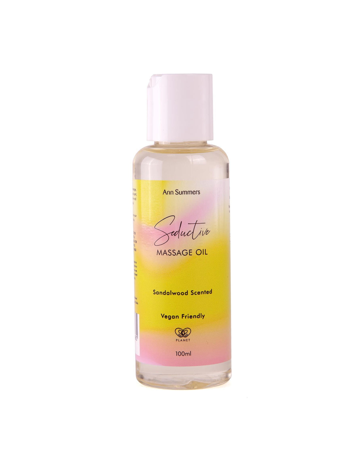 Ann Summers Seductive Massage Oil - Sandalwood Scent - 100ml - Natural Sensuality for Intimate Moments - Miniature Flavoured Massage Oil - Vegan & Natural Massage Oil - Moisturising Formula
