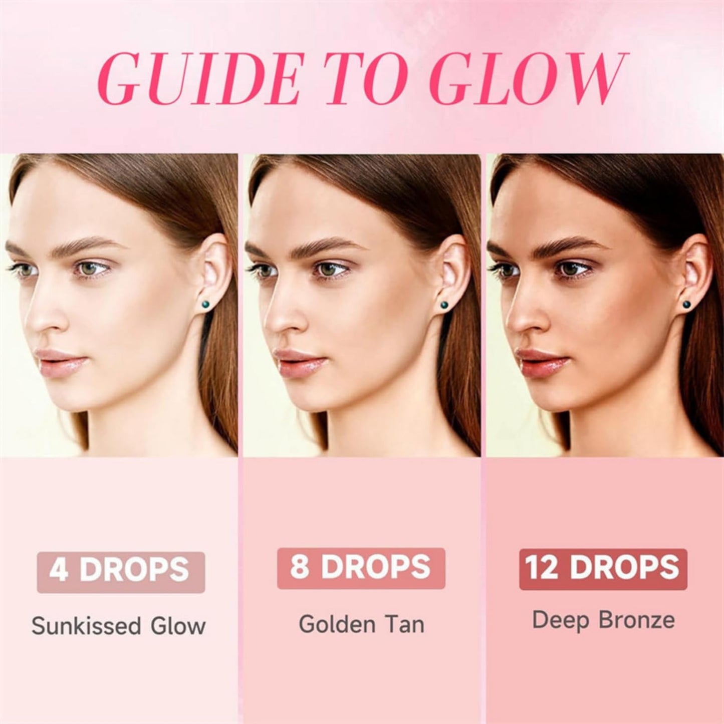 Mubuni Sunless Tanning Drops,Tanning Drops for Face and Body,Tans Without Sun,Oral D/rinkable Sunless Tanning Dr/ops,Self-Ta/nning Nourishing Tan Enhancer D/rops,Naturally Boost T/anning for Women