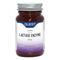 Quest Lactase Enzyme 200mg Lactose Intolerance Relief. 2000 ALU Fast Relief Dairy Enzymes Digestive Supplement to Prevent Gas, Bloating & Diarrhoea. Dairy, Gluten Free & Vegan (3 Pack x 30 Tablets)