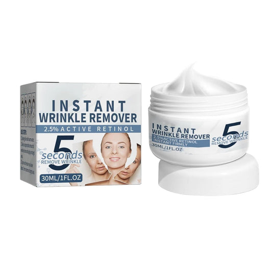 QEUTKEZS Anti-Aging Face Cream,5 Seconds Instant Wrinkle Removal Cream,with 2.5% Retinol Anti-Wrinkle Cream Skin Firming Lifting Moisturizing Facial Cream Remove Fine Line Skin Care