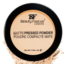 BF Beauty Forever Beauty Forever Matte Pressed Powder, Oil Free & Lightweight, 8gms (01 Transparent)