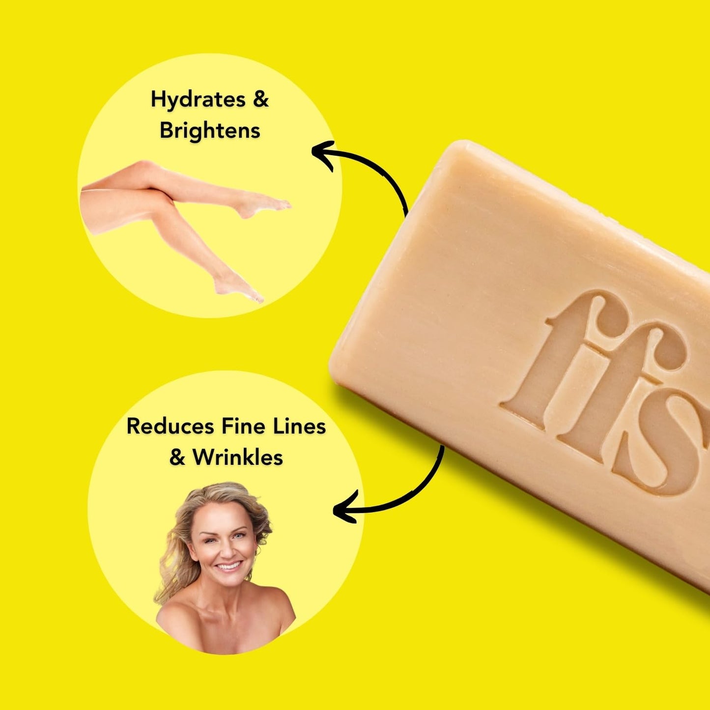 FFS Beauty Illuminate & Rejuvenate: Face and Body Bar With Vitamin C - Soap Bar, Body Soap, Face Soap
