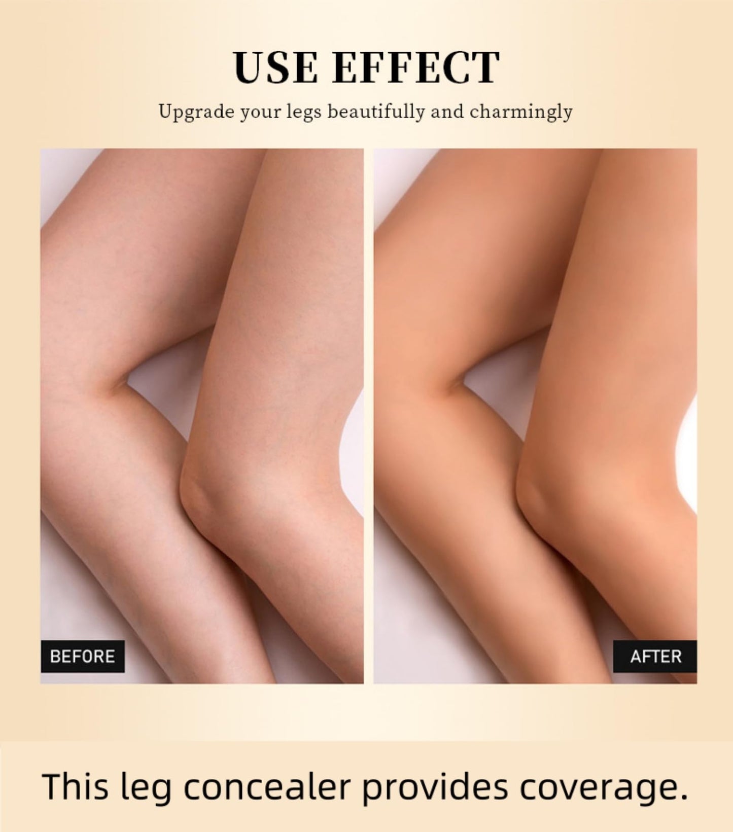 Leg Makeup Waterproof No Transfer,Leg Makeup Concealer Full Coverage,Tatto Cover up M/akeup,L/eg Make up to Cover V-eins, Waterproof L/eg Make up,Hydrating C/oncealer,C/over up Lotion,#03
