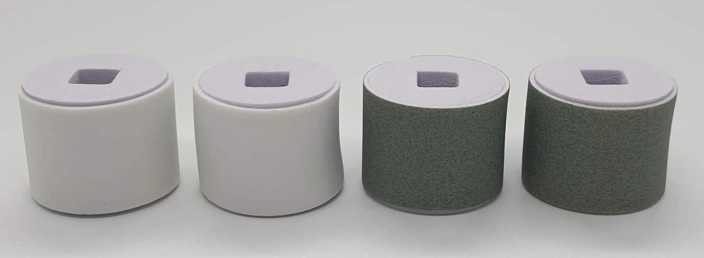 Mufira Replacement Rollers for Electric Nail Buffer Polisher Refill File Rolls