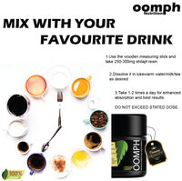 OOMPH Pure Shilajit Resin – Himalayan Gold Grade, 50g – High Strength Natural Mineral Supplement with Fulvic Acid – Vegan, Lab Tested, Authentic Resin for Energy, Immunity & Vitality