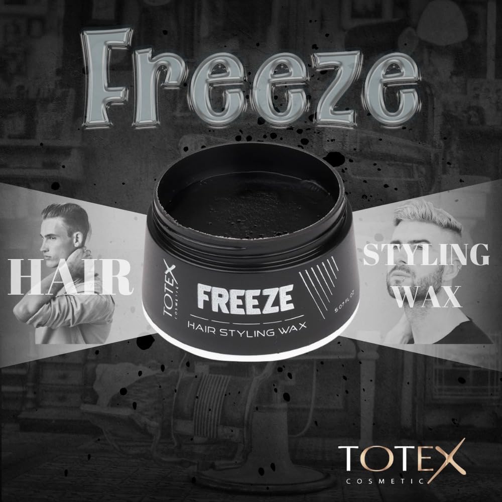 Totex Freeze Hair Styling Gel Wax | Strong Hold Freeze Control 150 ml (Pack of 3)