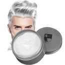 HTRUIYATY Temporary Hair Color Wax Hair Paint Wax for Natural Hair Washes Out in 1 Wash Session Apply to Party Cosplay Halloween-White