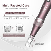 Bestauty Dr.pen A10 Microneedling Pen - Original Dr.pen Microneedling with 5Pcs Microneedling Cartridges(12/24/36/42/Nano-R), Professional Microneedling Improving Wrinkles Scars Hair Loss