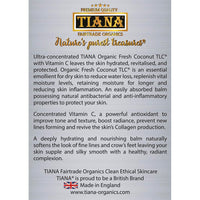 TIANA Fairtrade Organic Intensive Hydration Balm 100ml (Pack of 1)
