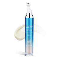 VRAIKO Eye Serum for Dark Circles and Puffiness, 5% Caffeine 8% Retinol Under Eye Cream with Build-In 3D Roller Applicator, Hyaluronic Acid Peptide for Hydration Fine lines Wrinkles, 0.5 fl oz