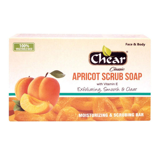 Chear Apricot Scrub Exfoliating Soap 150g - for face & body
