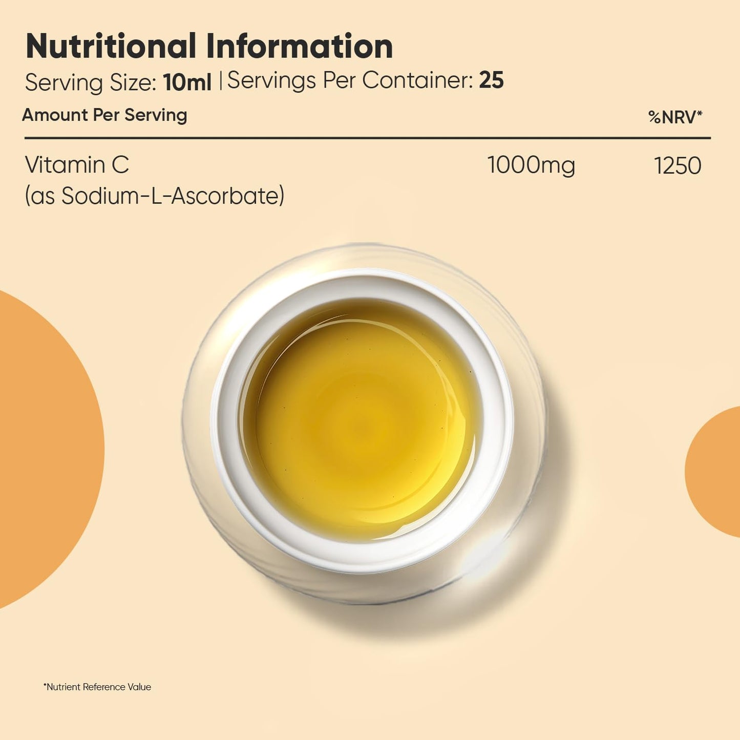 WeightWorld Liposomal Vitamin C Liquid - 250ml - Natural Orange Flavour - Sugar-Free & Gluten-Free - 1000mg per Serving - Easy-to-Absorb Sodium-L-Ascorbate Form - Non-GMO & Vegan-Friendly VIT C Supplements