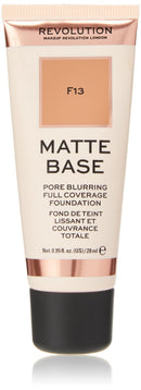 Revolution Beauty London, Matte Base, Foundation, F13, 28ml