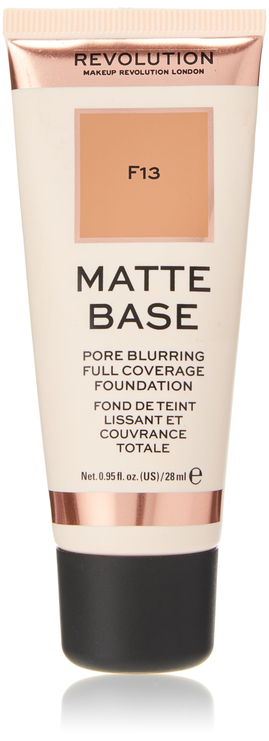 Revolution Beauty London, Matte Base, Foundation, F13, 28ml