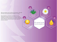 LIMDO 3 pk - Premium Rinse Free Shampoo Cap - Microwaveable with Conditioner & Vitamins, Nourish & Protect, No Water, No Parabens, Latex Free, Alcohol Free