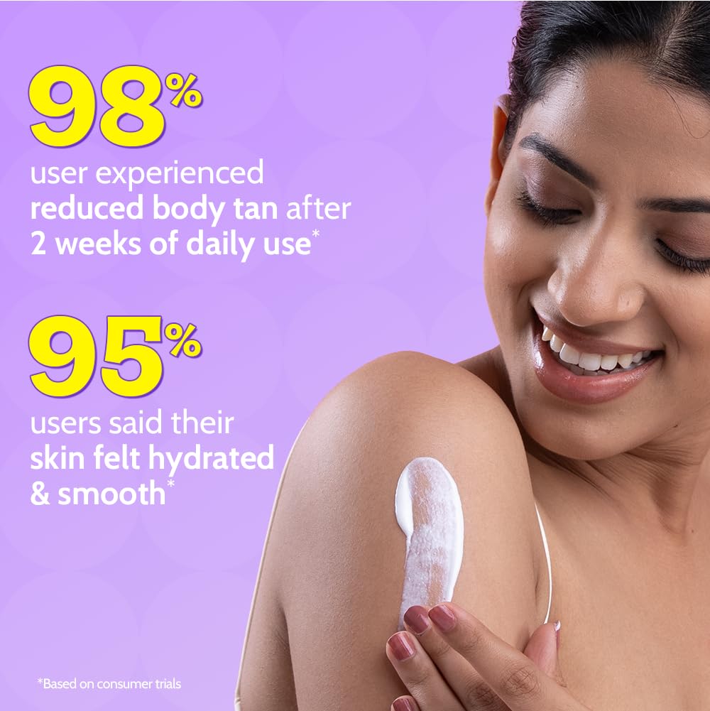 Chemist at Play Bright Boost SPF Body Lotion With 5% Niacinamide & SPF 50+ PA++++ 24 hours Moisturization Lightweight & Non-Greasy Formula 236ml