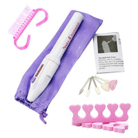 5-in-1 Electric Manicure Set, Nail Drill File Grinder Grooming Kit with Nail Brush and Foam Toe Separators, Callus Remover Nail Buffer Polisher Nail Art Pedicure Kit for Home Salon by RuiChy