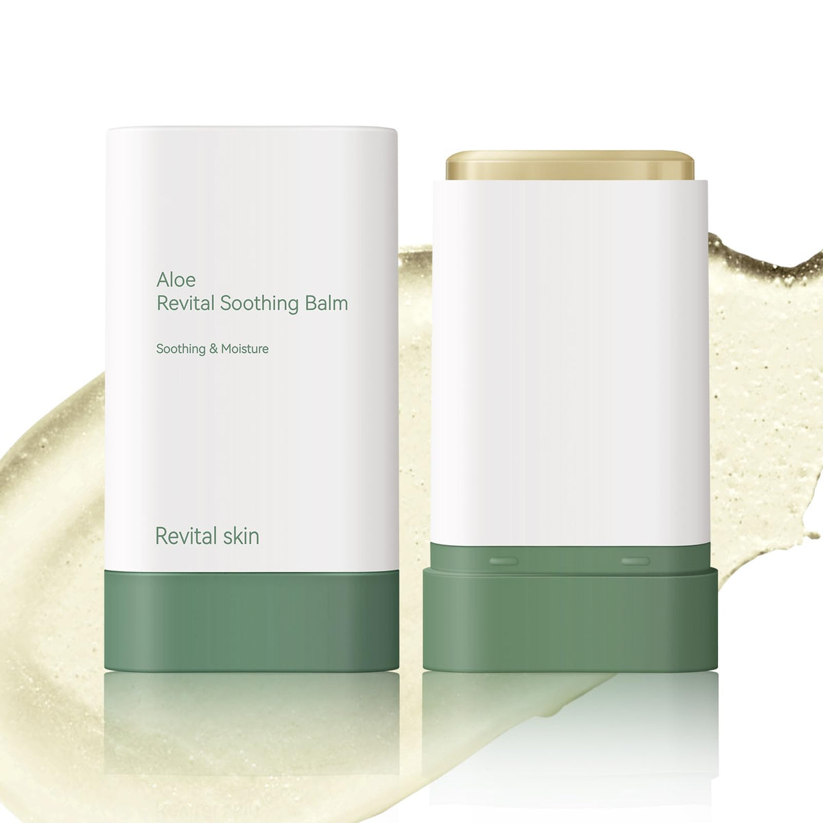 CTUBLIAUNX After Sun Stick Aloe Vera, Aftersun Revital Soothing Balm for Repairing & Moisturizing Skin, Minimizing Redness & Sensitivity, Restoring Skin Radiance