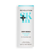 Revolution Beauty London Revolution Skin, Dewy Drench 2% Hyaluronic Acid Hydrating Serum, Lightweight Face Serum, Plumps Skin, Vegan & Cruelty-Free, 30ml