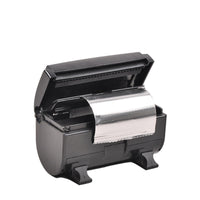 Eson Hair Foil Dispenser Cut & Fold, Foil Assistant, hair foils for highlighting, Resistant Cutting Tool for Aluminum Foil, Foil Cutting Tool for Hairdresser, Beauty Salon, Barber (Black)