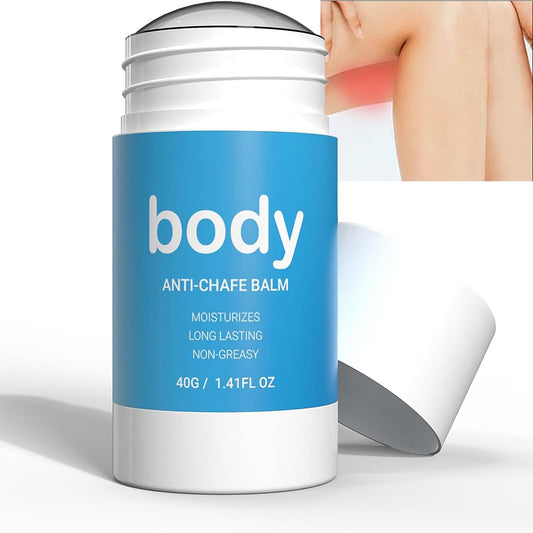 Anti Chafing Cream Chafe Balm, Anti Chafe Stick, Running Blister Prevention, Prevent Thigh Rashes & Friction for Sports & Daily Use, Long-Lasting Anti-Chafing Cream for Men & Women