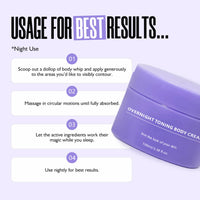 Overnight Toning Whip, Body Firming Whip That Works While You Sleep, Overnight Toning Body Firming Cream, Deep Sleep Body Whip, Helps Target The Appearance Of Loose Skin On The Body