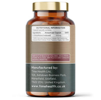 Time Health Glutathione Reduced - 320mg - UK Made - Zero Additives - Vegan - Pullulan - 60 Capsules