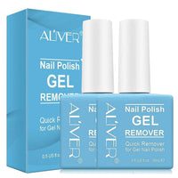 HUALIJIA Magic Nail Polish Remover 2 Pack, Remove Gel Nail Polish, Easily Quickly Peel Off In 2-3 Minutes, Professional Removes Soak-Off Gel Nail, Protect Nail, No Need For Foil, Soaking Or Wrapping, 0.5 Fl Oz