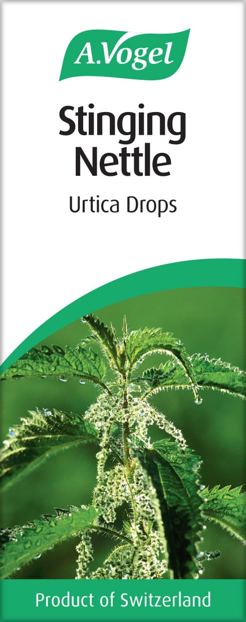 A.Vogel Stinging Nettle Urtica Drops | Food Supplement | from Freshly Harvested, Organically Grown Stinging Nettle Herb | Suitable for Vegans | 50ml