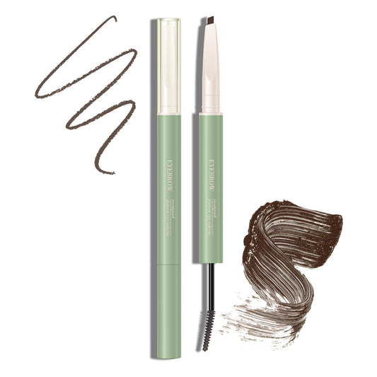 KYDA 2 in 1 Eyebrow Pencil and Tinted Brow Cream, Grey Brown, Eyebrow Cream&Pencil, Lasting Matte Tint Fill Define, Shape Natural Wild Brows All Day Hold