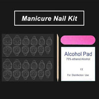 Generic French Tip Short False Nails, Square Press On Nails, 24 PCS Stick On Nails with Glue, Reusable Fake Nails for DIY Manicure, Elegant and Natural Look for Women DIY Nail Art, Parties Weddings Daily (A)