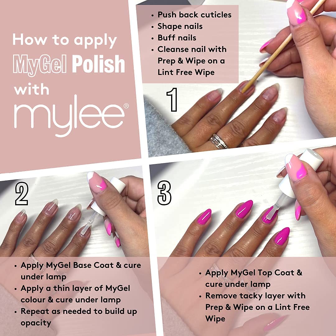 MYGEL by Mylee Nail Gel Polish 10ml [Vintage Rose] UV/LED Soak-Off Nail Art Manicure Pedicure for Professional, Salon & Home Use [Autumn/Winter 2022] - Long Lasting & Easy to Apply