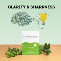 The Patch Collection® - Ultimate Focus & Clarity Patch for Improved Brain Function, Sharpness, Memory | Ginkgo Biloba, Green Tea, B-Vitamins, Magnesium | 8 Hour Focus | Vegan & Latex Free (Pack of 15)