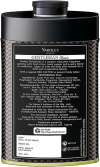 DMG Select 2 x 100g Yardley London Gentleman Classic Talcum Powder