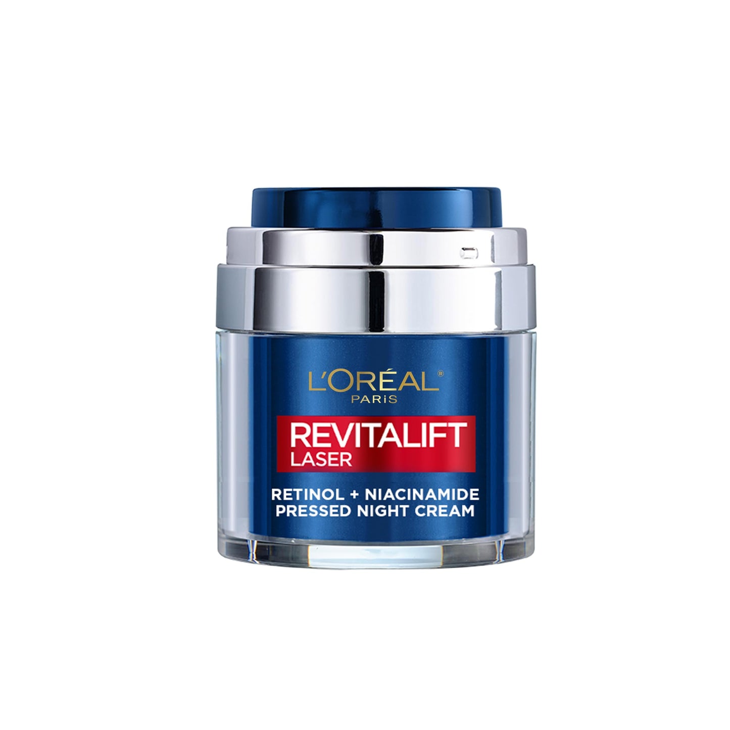 L'Oreal Paris L’Oréal Paris Retinol Cream, Revitalift Laser Pressed Night Cream for Anti-Ageing with Retinol & Niacinamide, Advanced Anti-Ageing Formula to Target Deep Wrinkles & Dark Spots, Moisturises Skin, 50ml